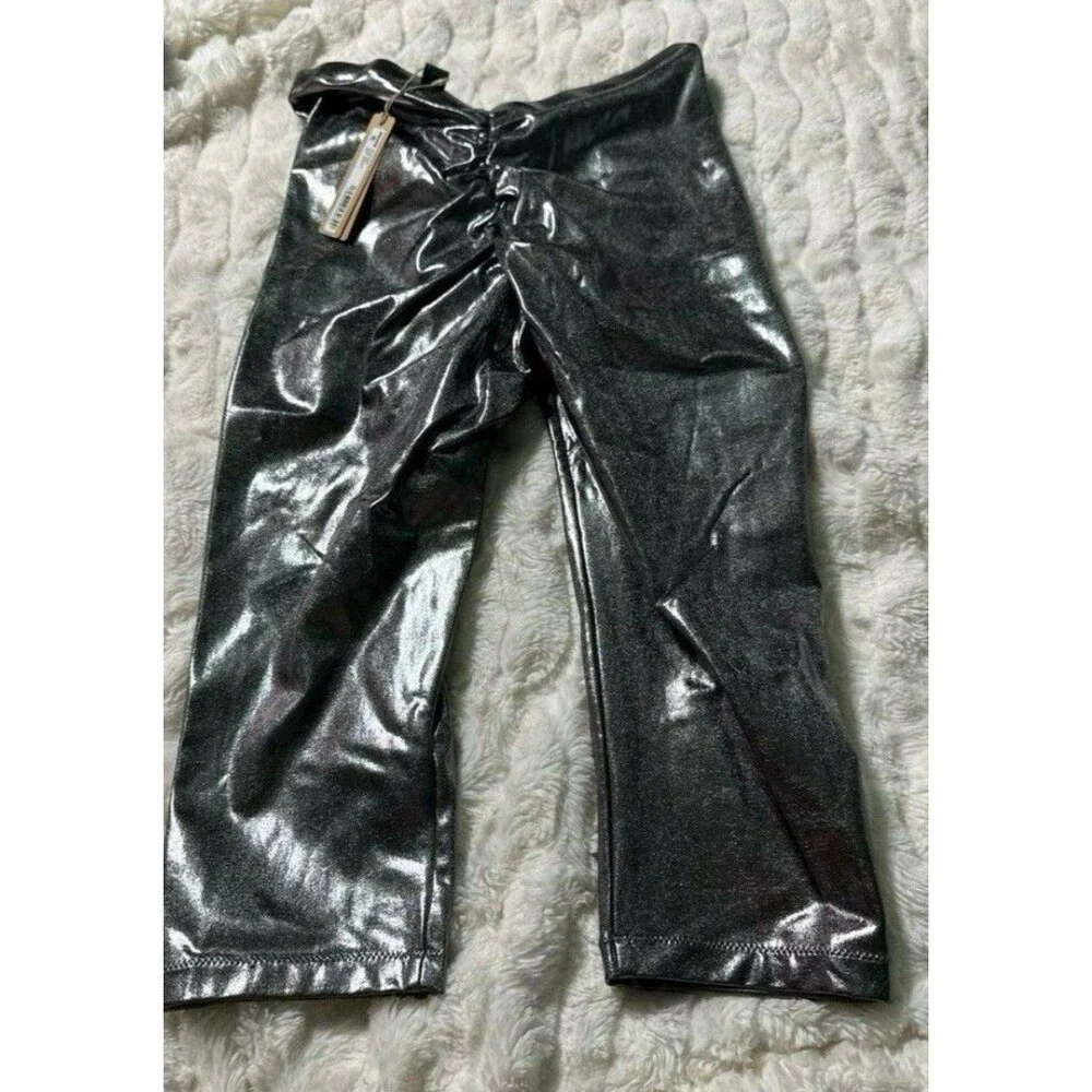 Skims Metallic Swim V Waist Pant